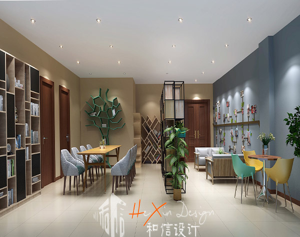 簡陽西部電商發(fā)展黨群服務中心辦公室裝修設(shè)計